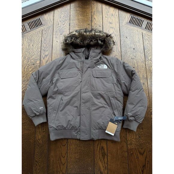 The North Face Men’s McMurdo Bomber Falcon Brown 600 Down Large NWT - Picture 3 of 10